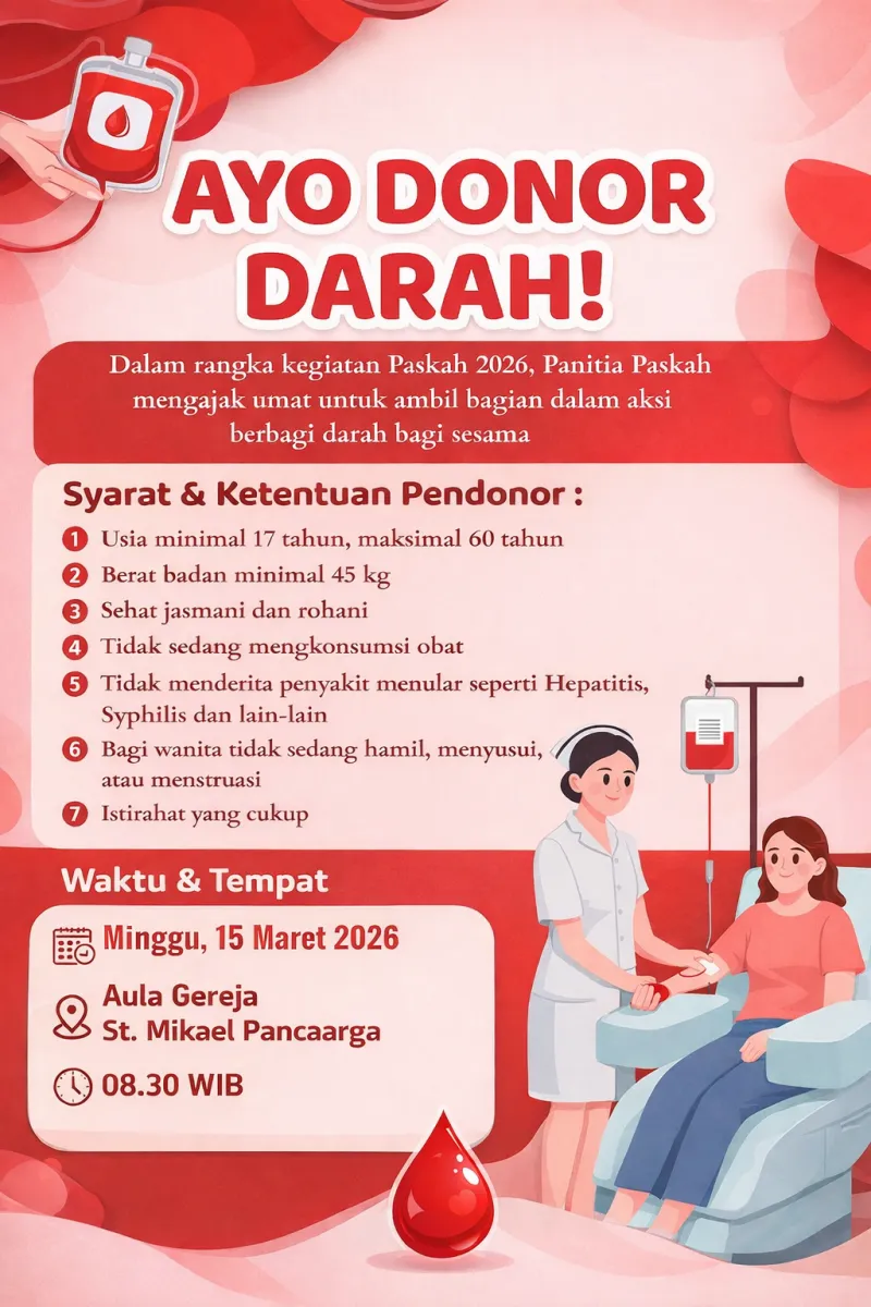 Donor Darah Paskah 2026